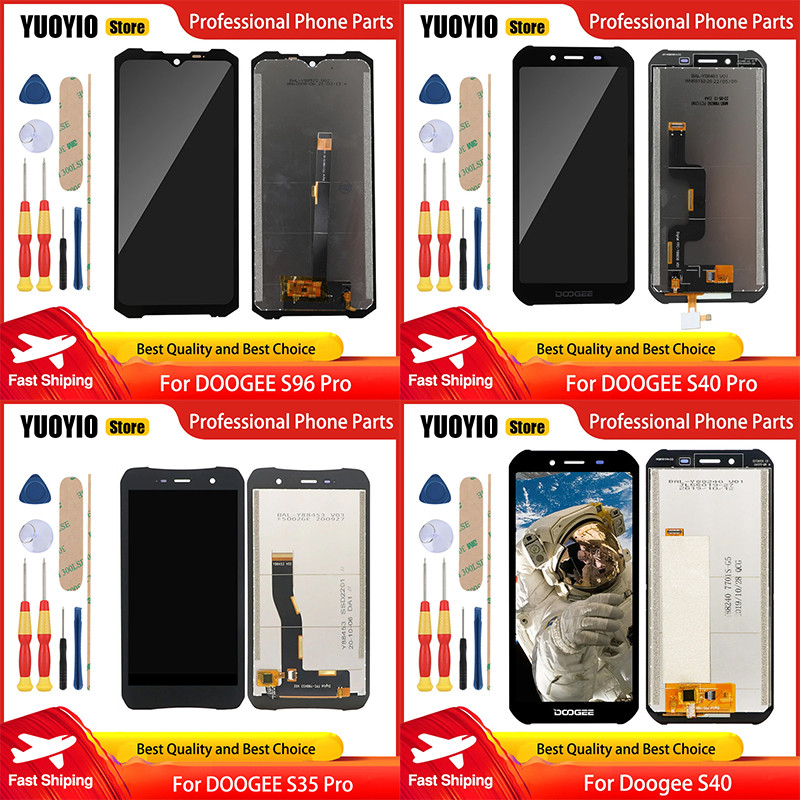 Touch gitizer For DOOGEE S96 Pro S40 Pro S35 Pro Y7 N10 Y8 Phone LCD Screen splay Module Repair Repl