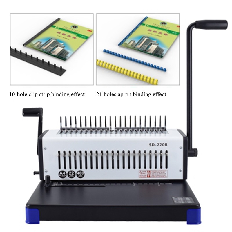 

Apron Clip Manual Binng Machine 21 Hole Apron 10 Hole Clip Office Document Punching Machine Binng Machine Heavy Duty