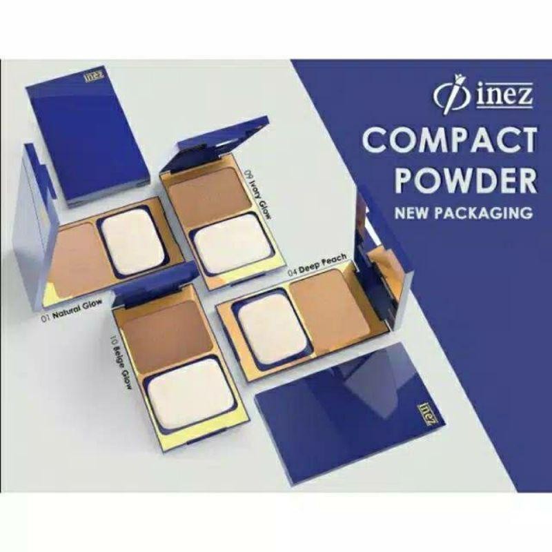 Inez Compact Powder Refill Bedak Padat Natural Make Up Pengantin Kontrol Minyak Refil