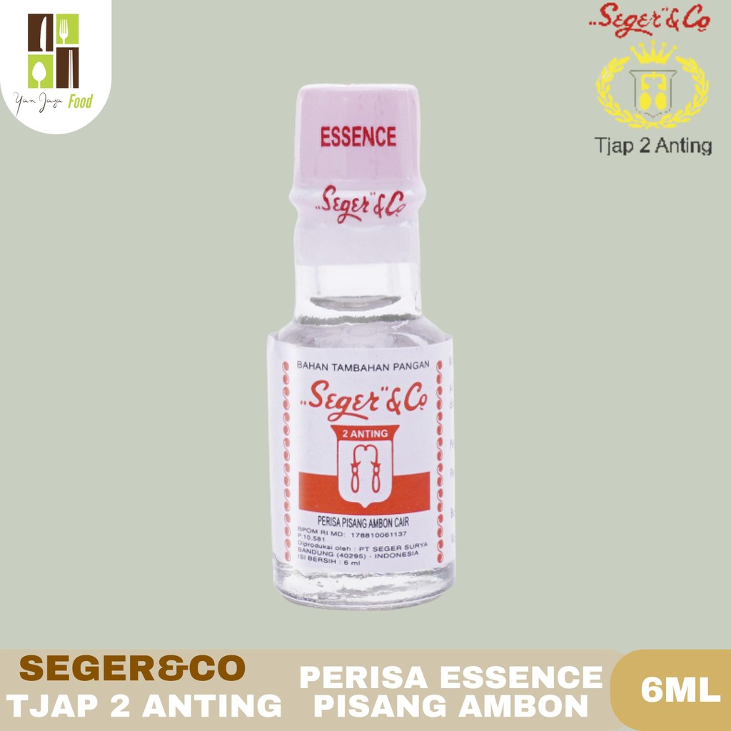 Seger&CO Pisang Ambon Essence 6ml / Tjap 2 Anting / Perisa Sintetik Pisang Ambon Cair / Bahan Tambah