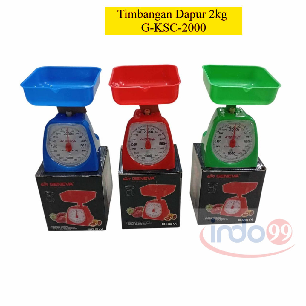 Timbangan Dapur 2kg  G-KSC-2000 / Timbangan Roti / Kue
