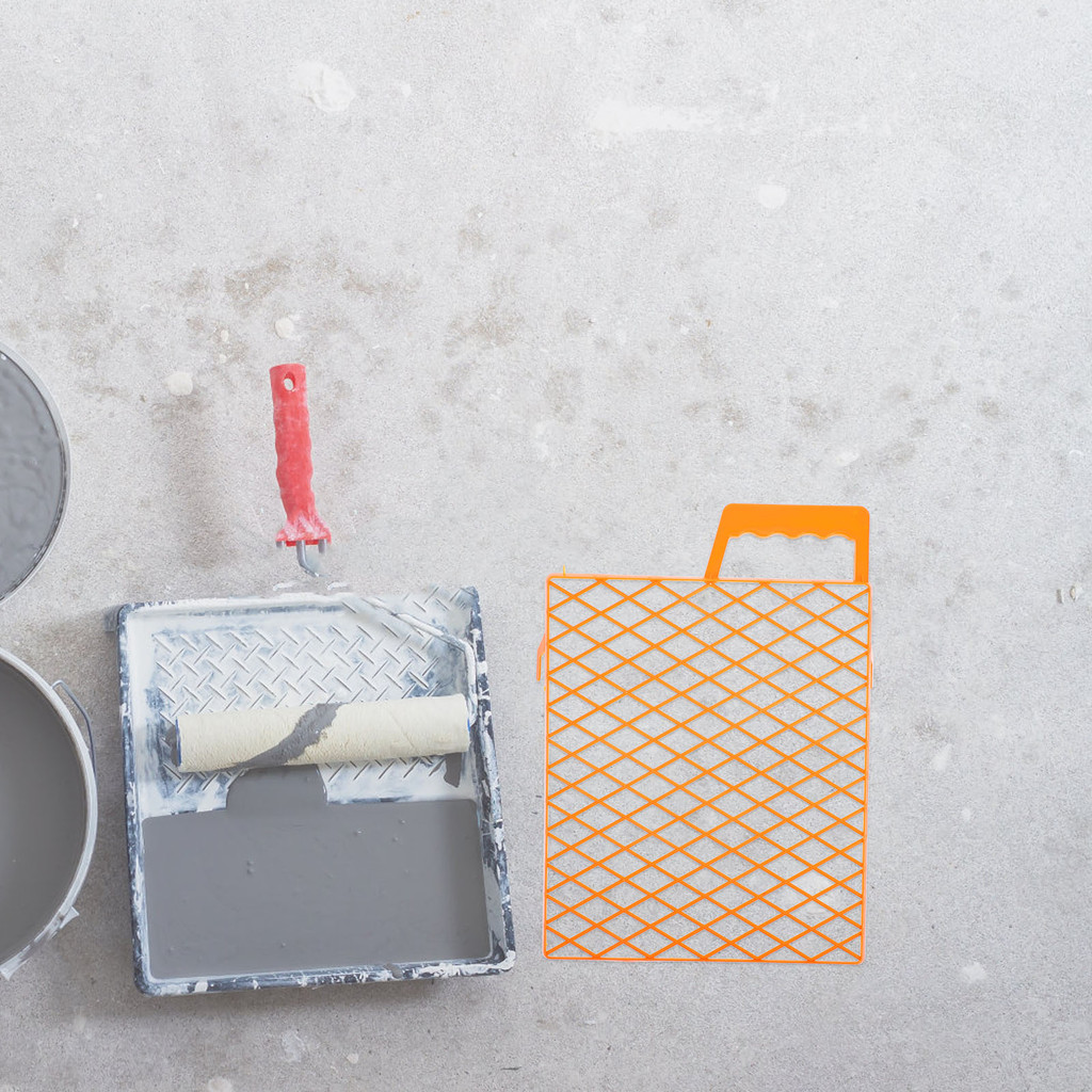

Paint Grid Tray Liners Plastic Screen Bucket Roller Grids for Painting Projects DIY Tools Paint Filter Mesh Trays