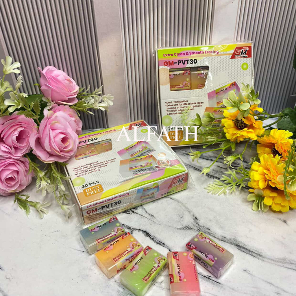 

(1PCK) Hapus GM Warna PVT30/ Hapus Gajah Mada / Hapus rainbow/ Hapus warna warni isi 30pcs