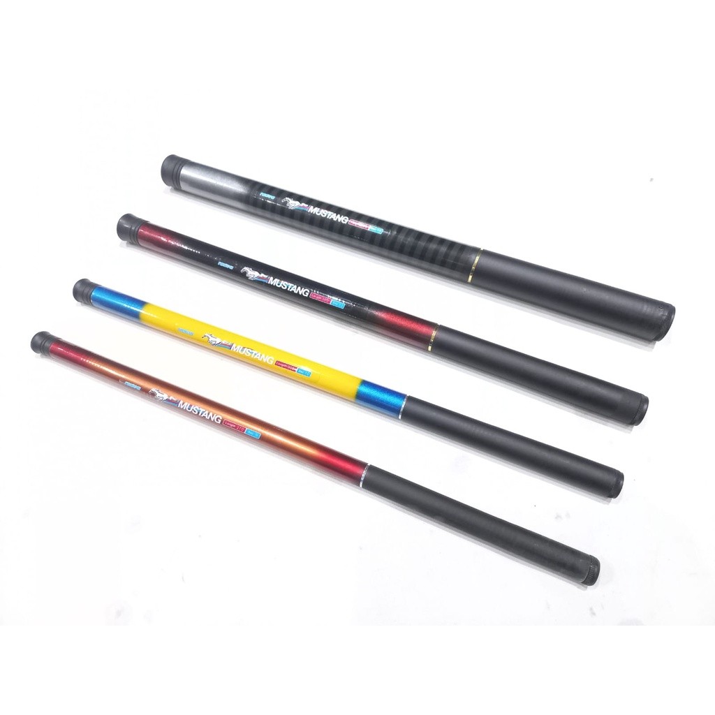 Joran Tegek Mustang Ruas Pendek Fiber 270-450cm