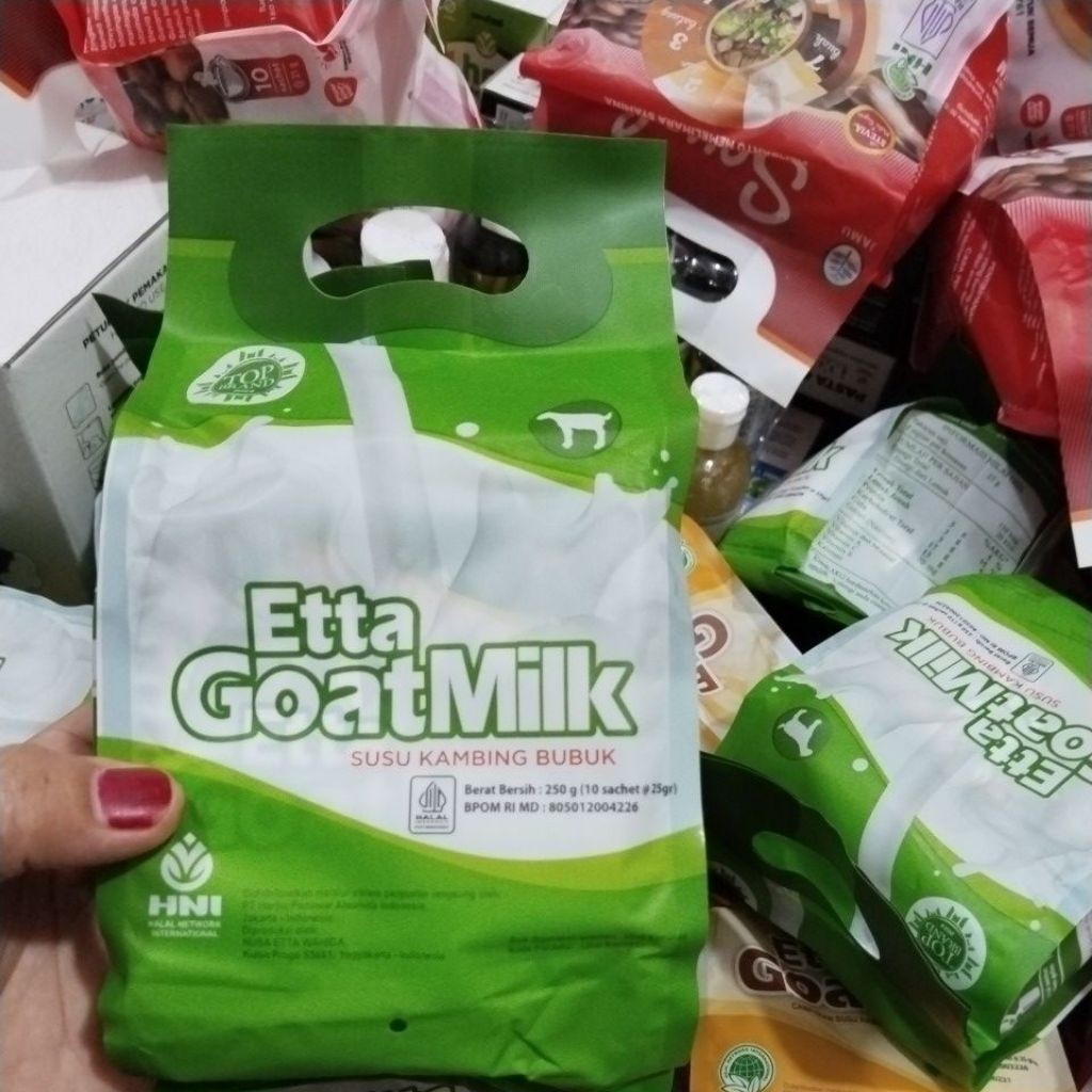 

[Garansi Ori] Susu kambing etawa Etta Goatmilk HNI 250 Gram