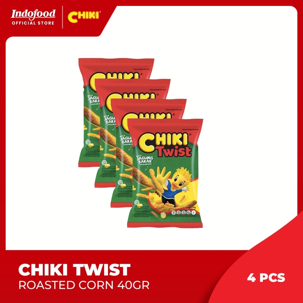 

4 PCS - Chiki Twist Roasted Corn 40Gr