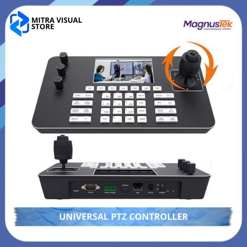 MagnusTek MG2000 multifunction PTZ Camera Controller With IP Rs232/485 Joystick PTZ Camera POE Power