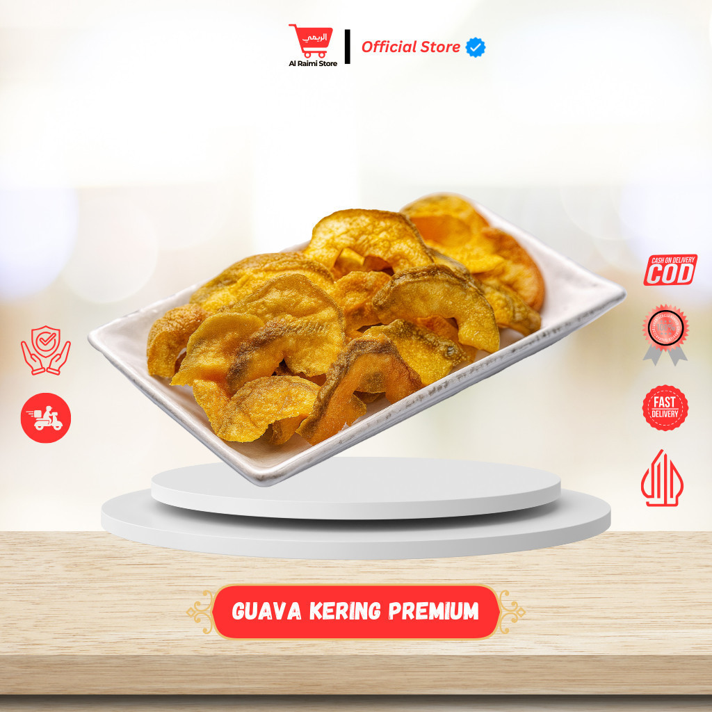 

Guava Kering Premium Impor | Manisan Buah Sehat | 250g | 500g | 1kg