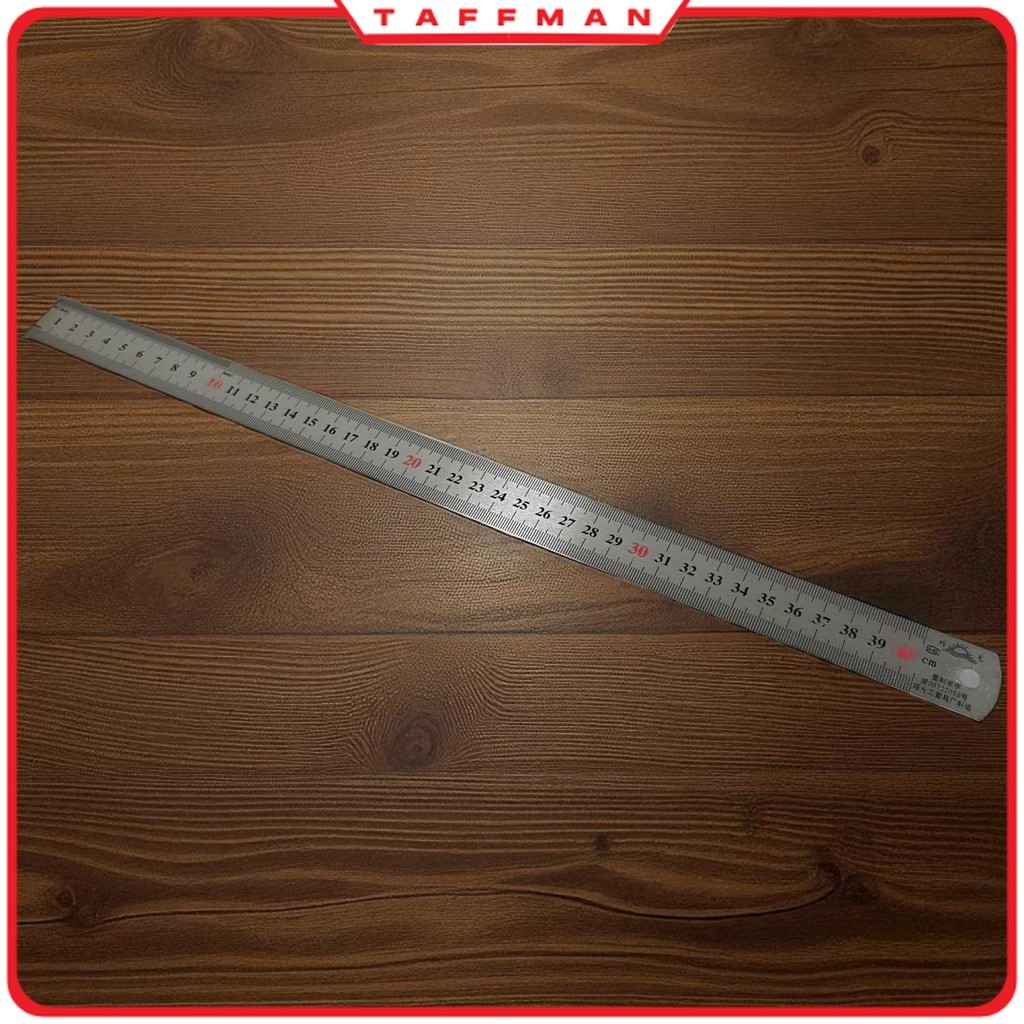 

TM - Mistar Penggaris Alat Ukur Besi Capentry with Ruler Positioning - DB6