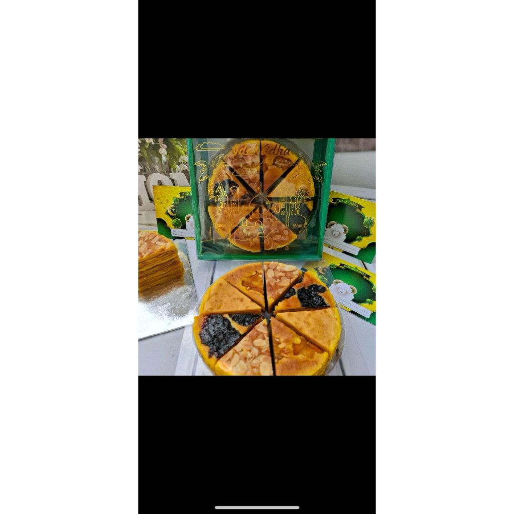 

Kue lapis empat sultan legit premium full kuning telur (tanpa terigu) ukuran 1 loyang diameter 16 cm Makanan