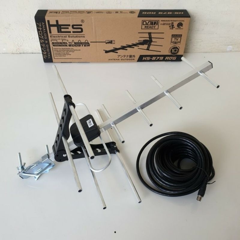 Antena TV Digital HES / Antena Digital HES / Antena HES HS879 Free kabel 10 meter