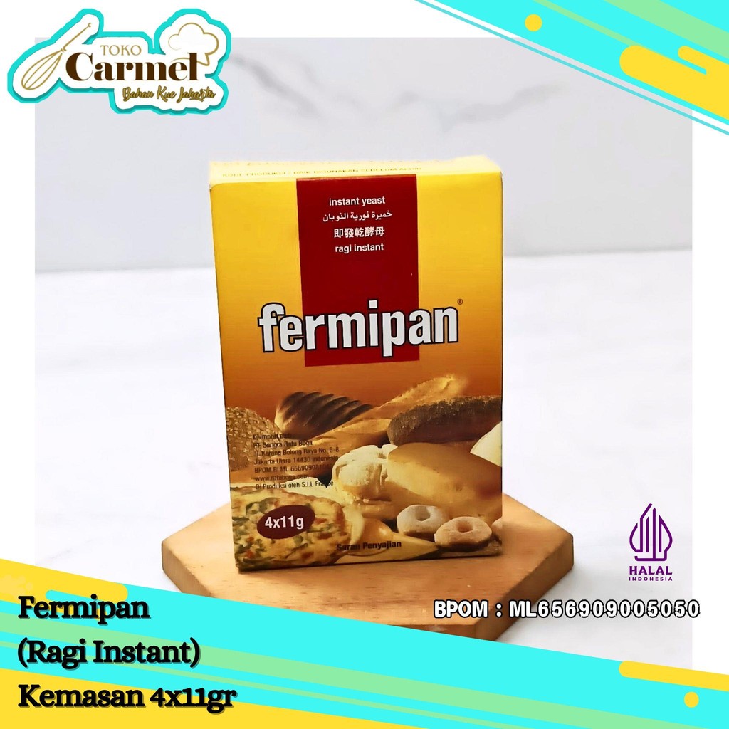 

Fermipan Ragi Kering Instant Yeast 1 Box (isi 4sct)