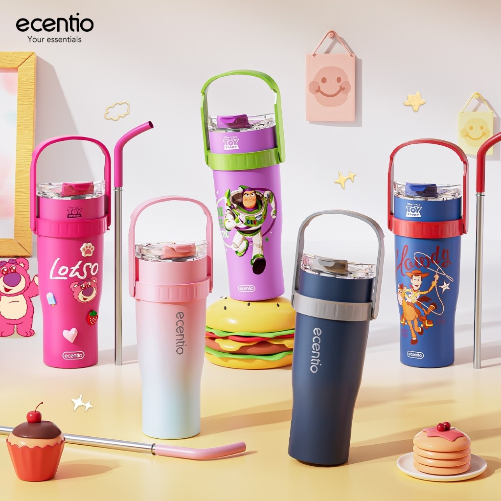 ZENITSTORE ecentio tumbler stainless Steel 304 Big Mac Series botol minum portable 1.2L tahan dingin