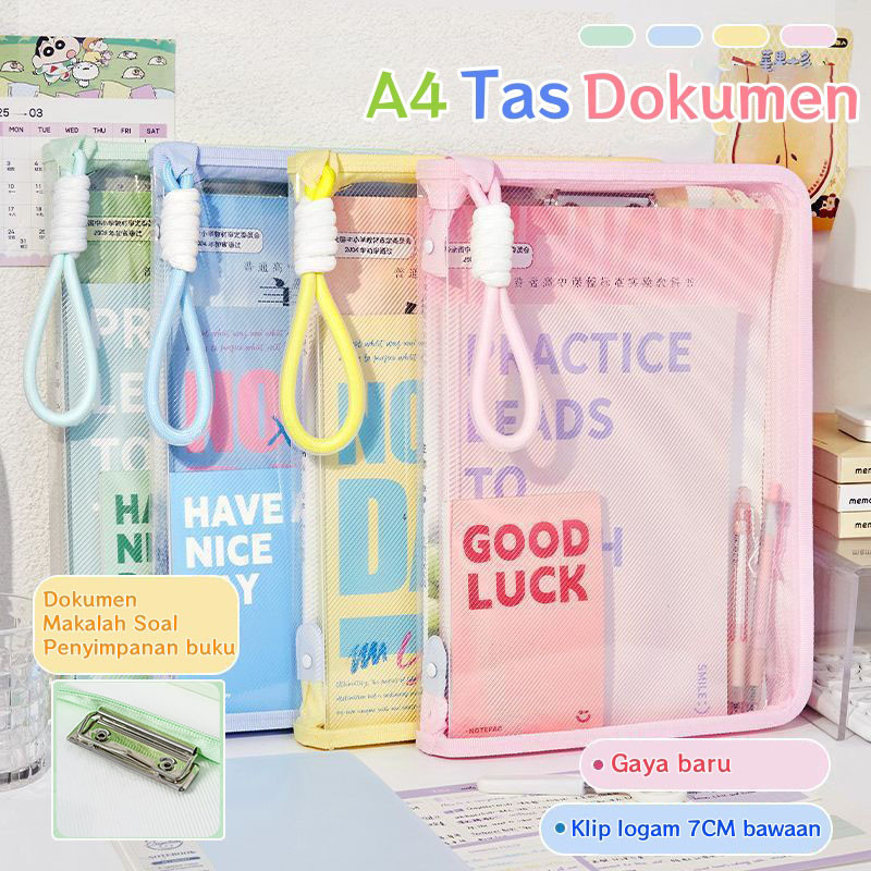 

A4 Tas Penyimpanan Kerja Data Folder Kertas Uji Tas Penyimpanan Buku Tas Dokumen Portabel Transparan