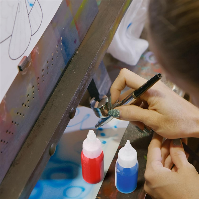 

Airbrush Paint Bottles 30Ml Empty Airbrush Bottles Jars Paint Squeeze Bottles Paint Mixing Bottles