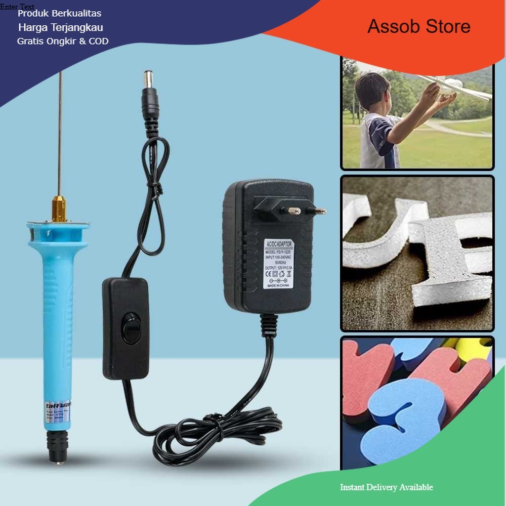 

Pemotong Styrofoam Gabus Polystyrene Cutting Machine 10cm 30W - CT10 - Assob Store -