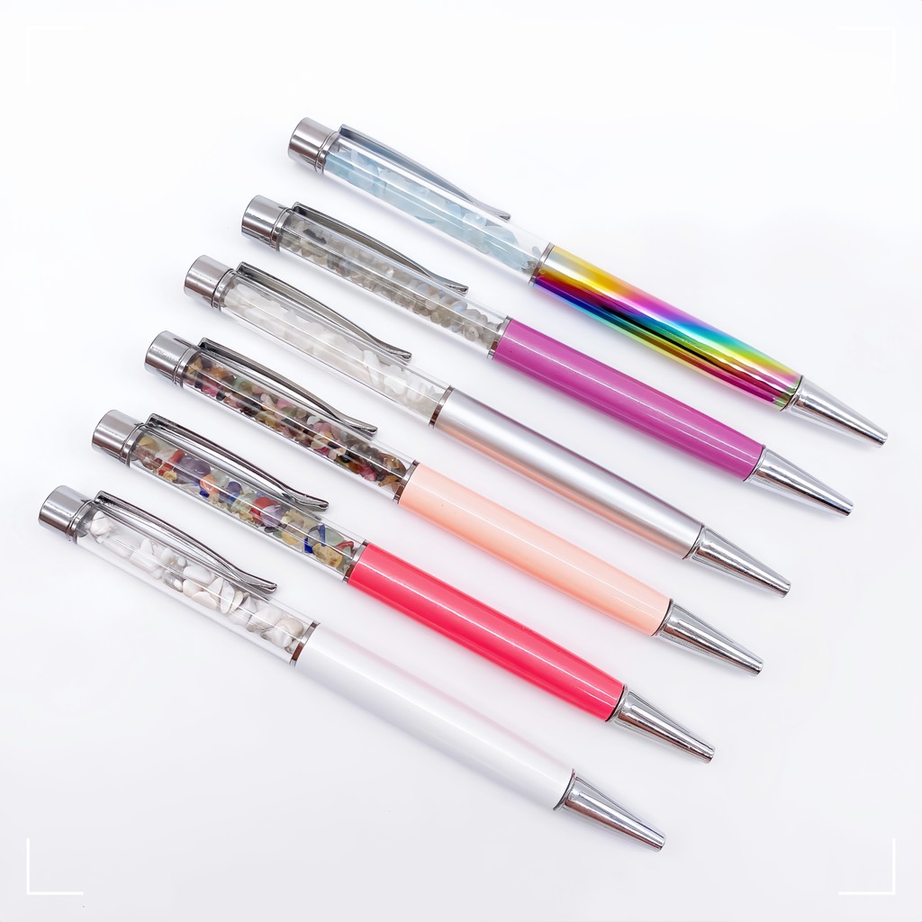 

Crystal Gravel Pen Gravel Ballpoint Stationery Ballpen Office Material School Supplies Crystal Energy Healing Home Decor Gift