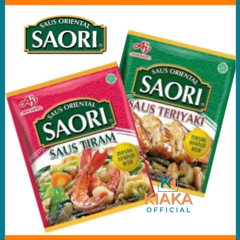 

SAUS SAORI SACHET Saus tiram teriyaki asam manis lada hitam ALL variant HALAL BPOM Original