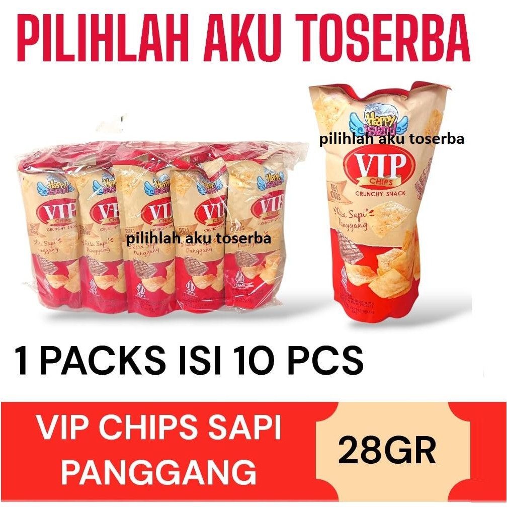 

VIP Chips Sapi Panggang - ( HARGA 1 pack )