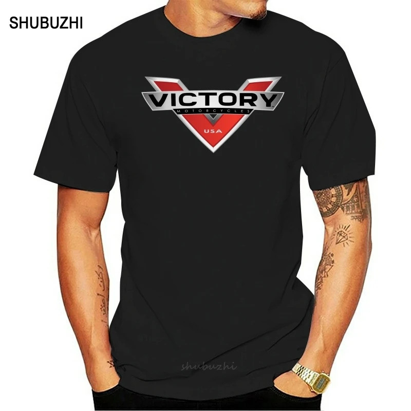 Mode Kemeja Pria Victory Motorcycles Skull VEGAS High-Ball HAMMER S Ukuran S hingga 5XL Luar ruangan