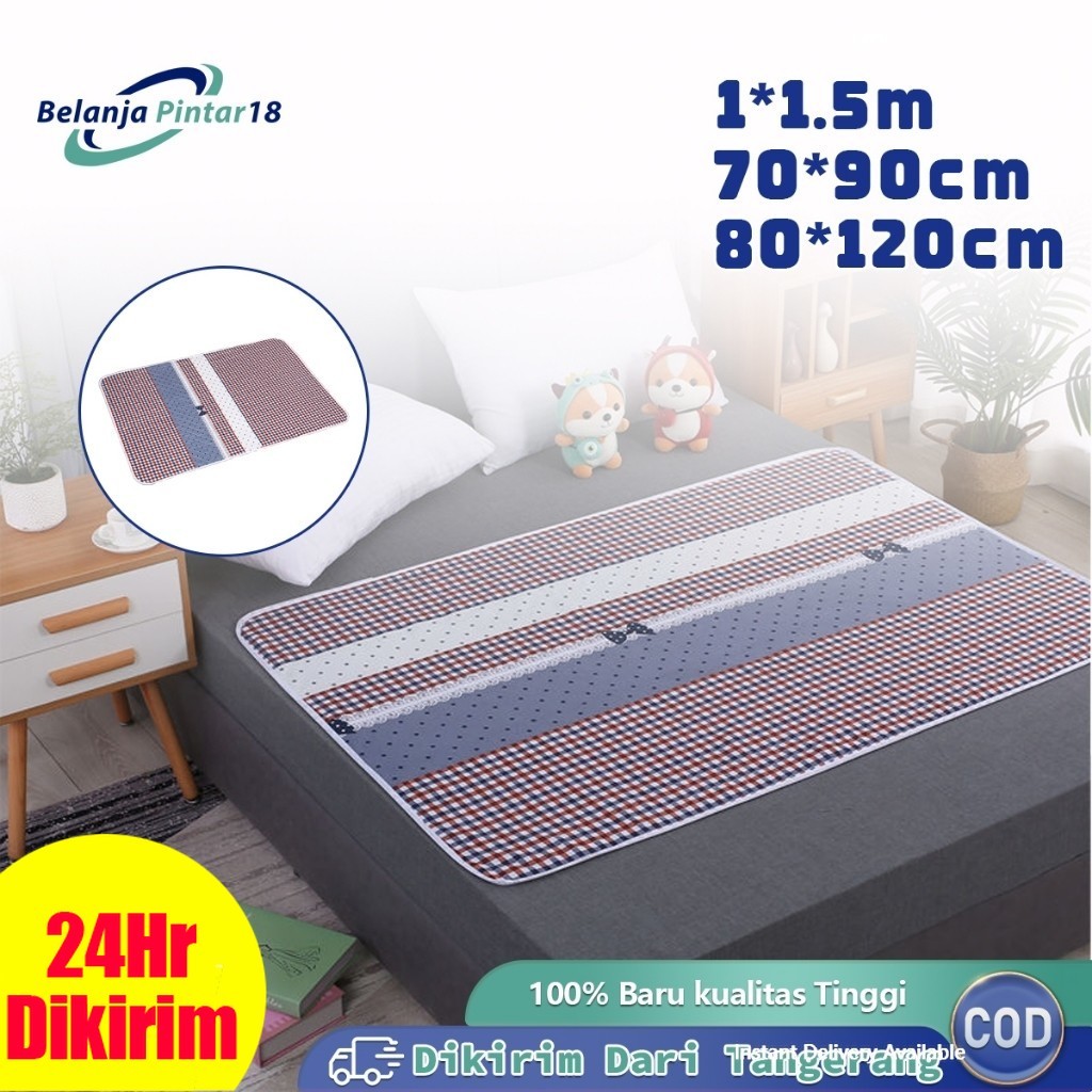 Perlak Anti Ompol Alas Reusable Mattress Protector Alas Ompol Bayi Waterproof Alas Ompol Dewasa Untu