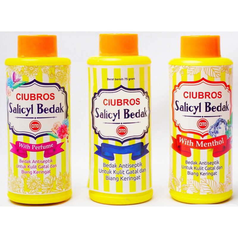 Bedak Salicyl Ciubros Cito  50g / Bedak Gatal Salicyl Cito / min nafad