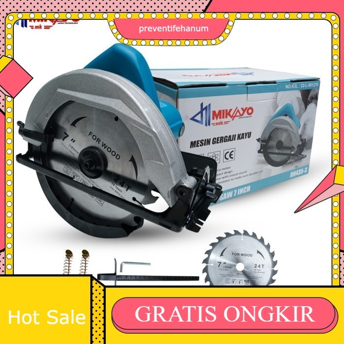 Modern M-2600L / M2600L / Circular Saw Modern M 2600 L Mesin Potong Gergaji Kayu 7" Modern M 2600L