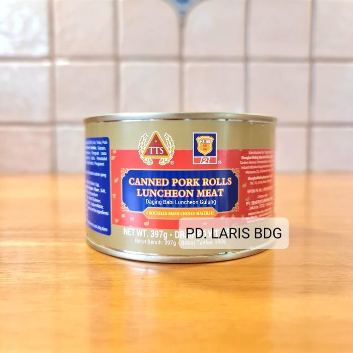 

MALING DAGING BABI GULUNG TTS 397GR (CANNED PORK ROLLS LUNCHEON MEAT)