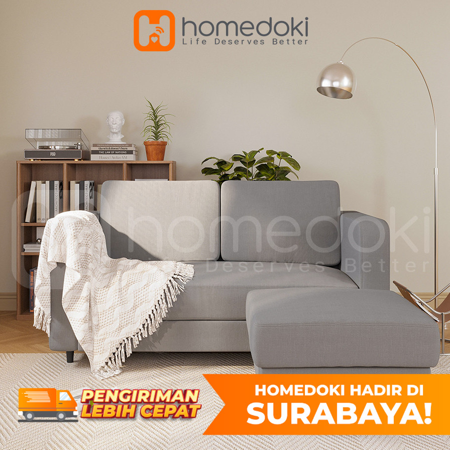 Homedoki Surabaya- Sofa Untuk 2 Orang/Sofa Minimalis Modern/Sofa Kecil/Sofa Ruang Tamu