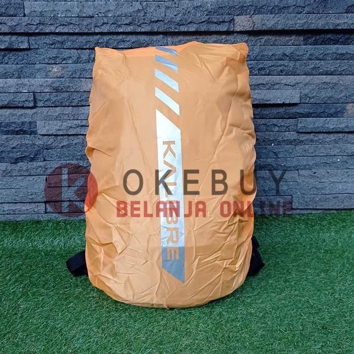 READY Raincover Kalibre 921387 999 Coverbag Rain Cover Ransel 30L Size L - Orange