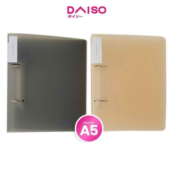 

Daiso Binder-CIS 2ring Sweet almond Shadow A5- - Grey