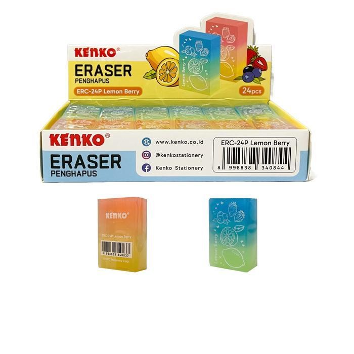 

Penghapus Kenko ERC-24P GALAXY & LEMON BERRY - 1 BOX(24PCS) - LEMON BERRY by Radhiant official