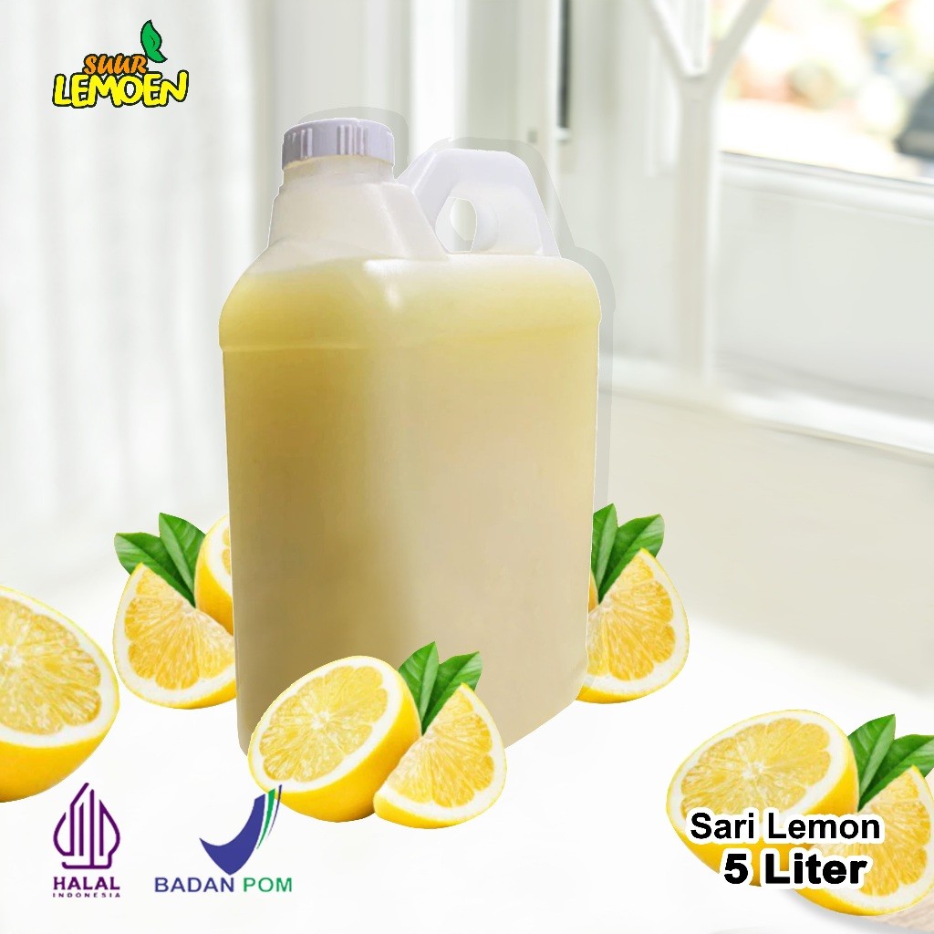 

Suur Lemoen Sari Lemon Curah 5 Liter Murni Asli 100% Original Untuk Diet