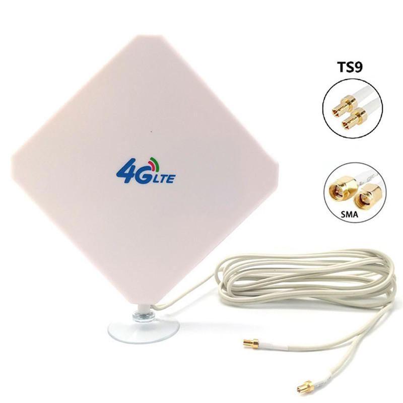 Alto ganho 3g 4g lte ao ar livre 35dbi direcional banda larga mimo wifi antena 2 metros rg174 cabo a