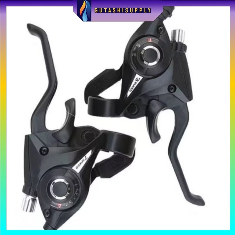 Shifter Operan Gigi Sepeda MTB 3*7 Handle Alloy 1SET Kiri Kanan Handel Sifter Federal Gunung Dewasa