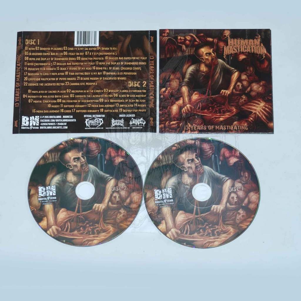 CD - HUMAN MASTICATION - 13 Years of Masticating