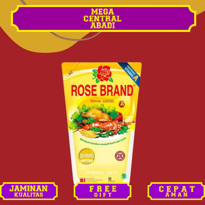 ROSE BRAND Minyak Goreng 24 x 500 mL (1 karton) (INSTANT ONLY)
