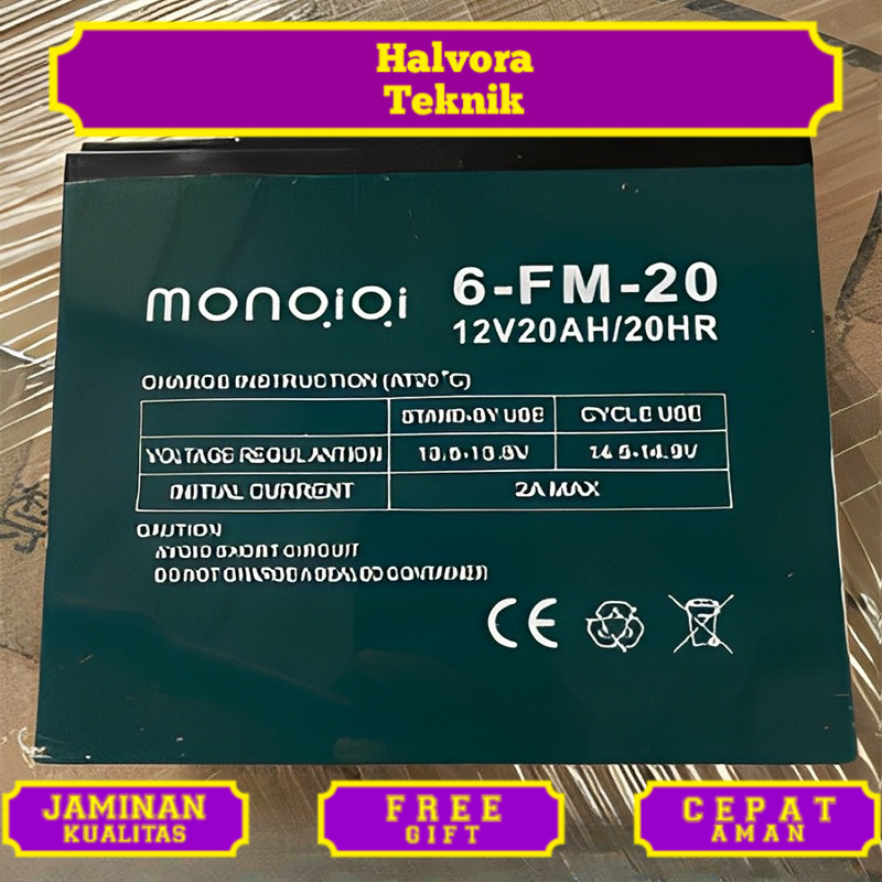 AKI SEPEDA LISTRIK/BATERAI SEPEDA LISTRIK 12V-20AH