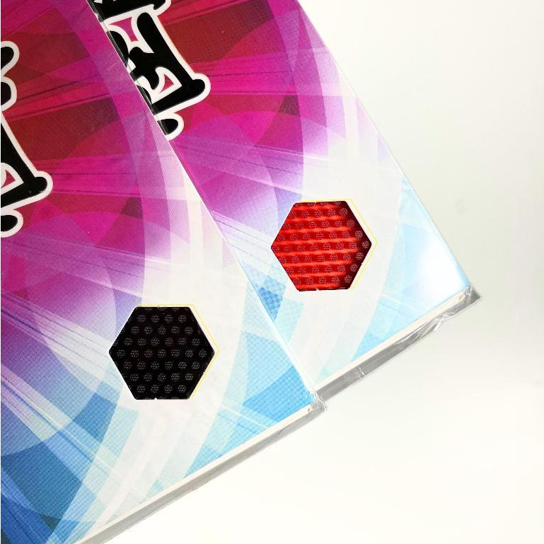 Karet Pingpong Bintik Reach Jerman OX Merah Hitam / Karet Pingpong Tenis Meja Reach