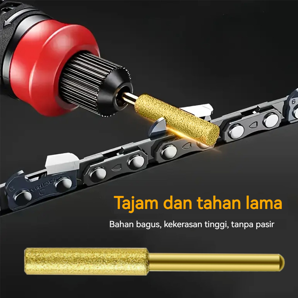 COD Kikir Rantai gergaji listrik Mesin penggiling rantai gergaji minyak listrik Kepala penggiling be