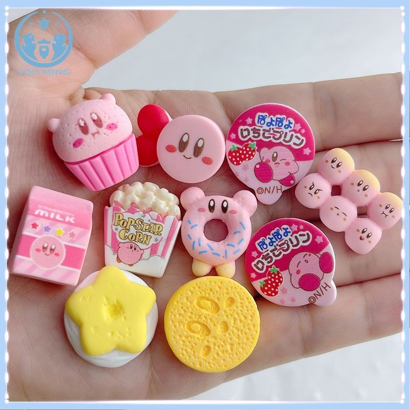 Hot Hiasan Sandal Pin Sandal Permen Mainan Keju Jeli Kartun Resin Aksesori Bingkai Foto Lem Krim Cas