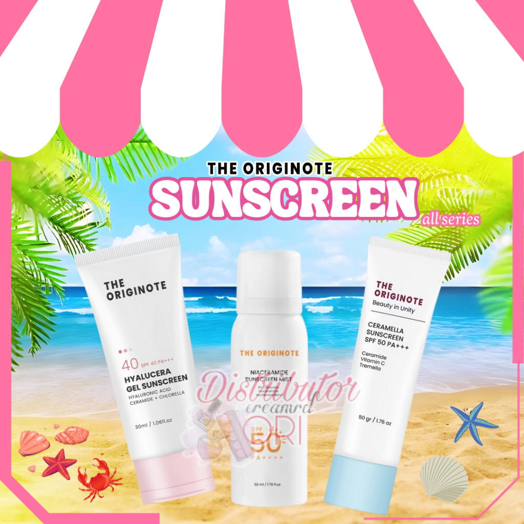 The Originote Ceramella Sunscreen SPF50 PA++++ Serum Sunscreen untuk Skin Barrier Protect Melindungi