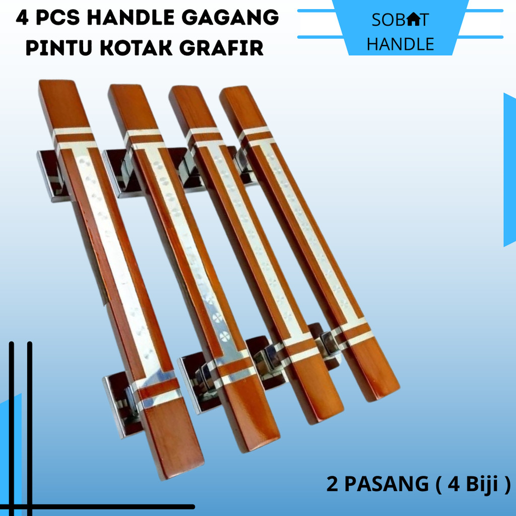 4 Handle Gagang pintu rumah / Pegangan pintu rumah / Handle pintu rumah handle Handel Gagang Peganga