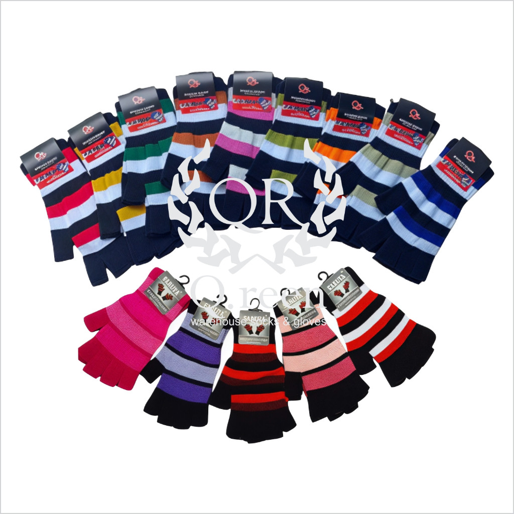 [GROSIR]1 LUSIN SARUNG TANGAN BELANG BUNTUNG UNISEX DEWASA SARUNG TANGAN SARUTA QR