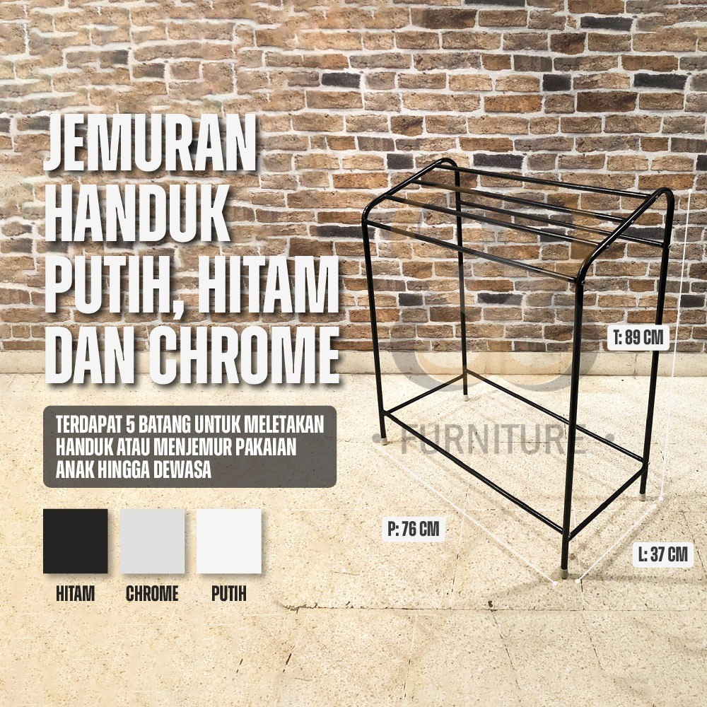 Jemuran / Jemuran Handuk / Jemuran Handuk Stainless