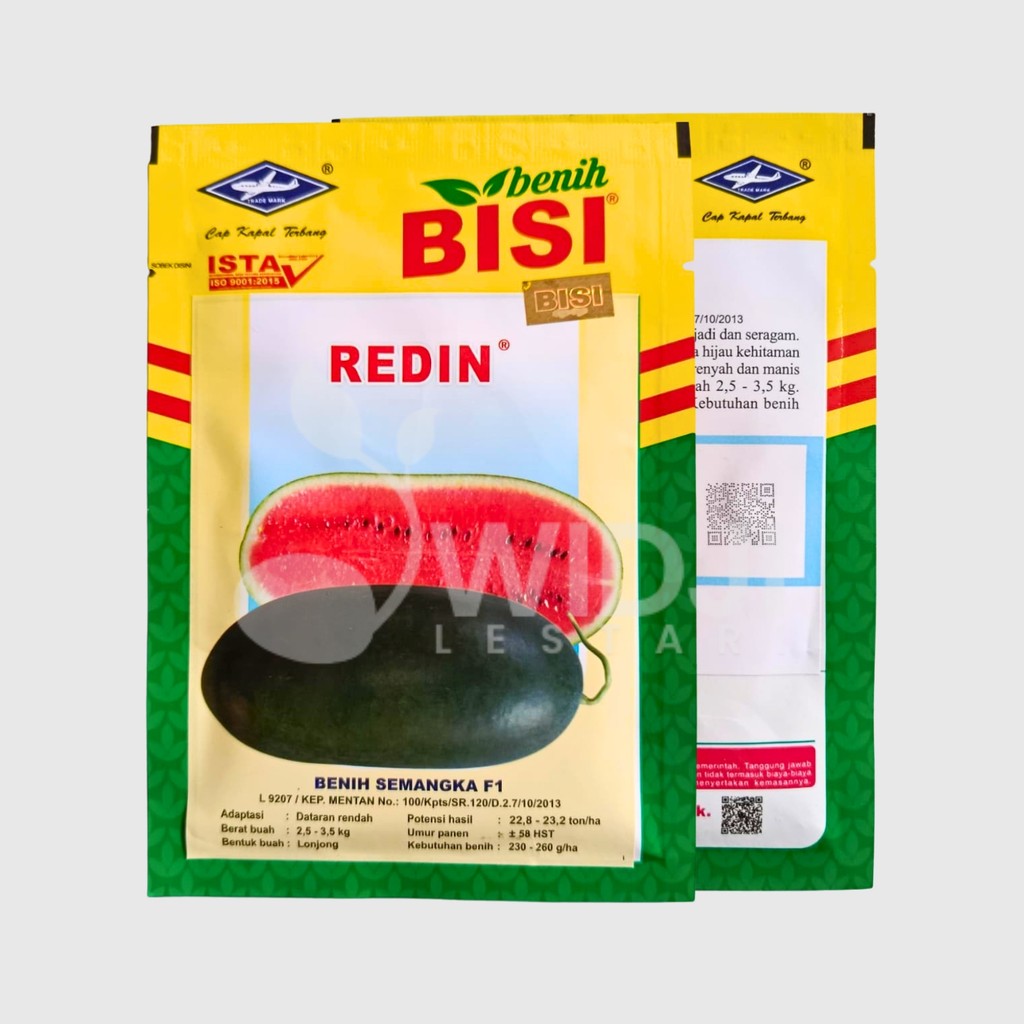 REDIN F1 20gr Benih Semangka Original CAP KAPAL TERBANG Bibit Inul Merah Hibrida