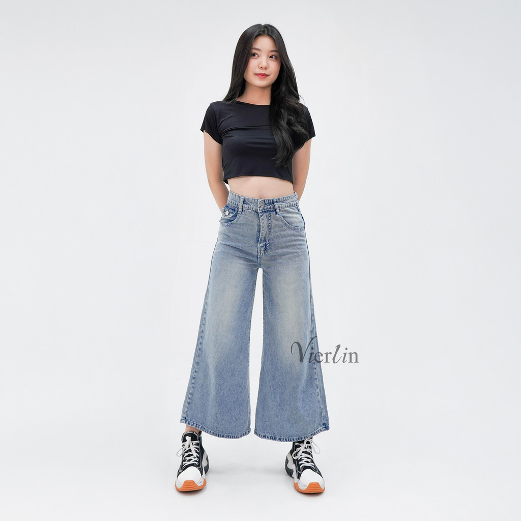 VIERLIN - Jeans 2052 - CELANA KULOT JEANS 7/9