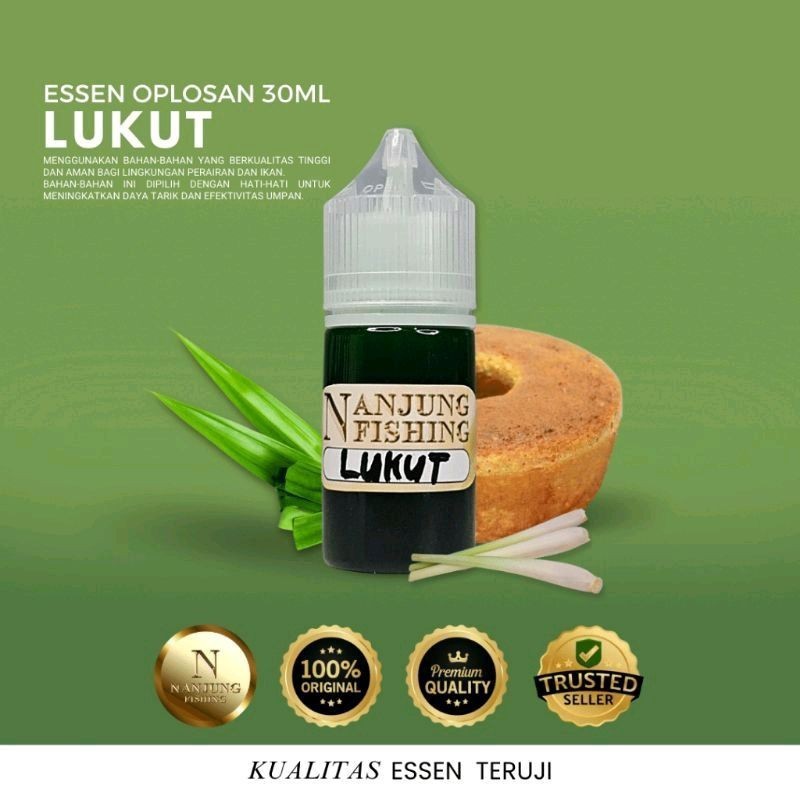 Essen Lukut Nanjung Fishing  Aroma Pandan Bolu Sereh Premium Spesialis Ikan Nila