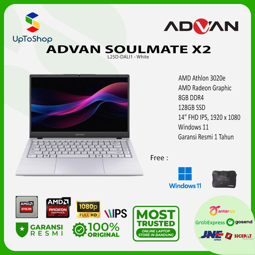 ADVAN Soulmate X AMD 3020e 8GB 128GB Win11