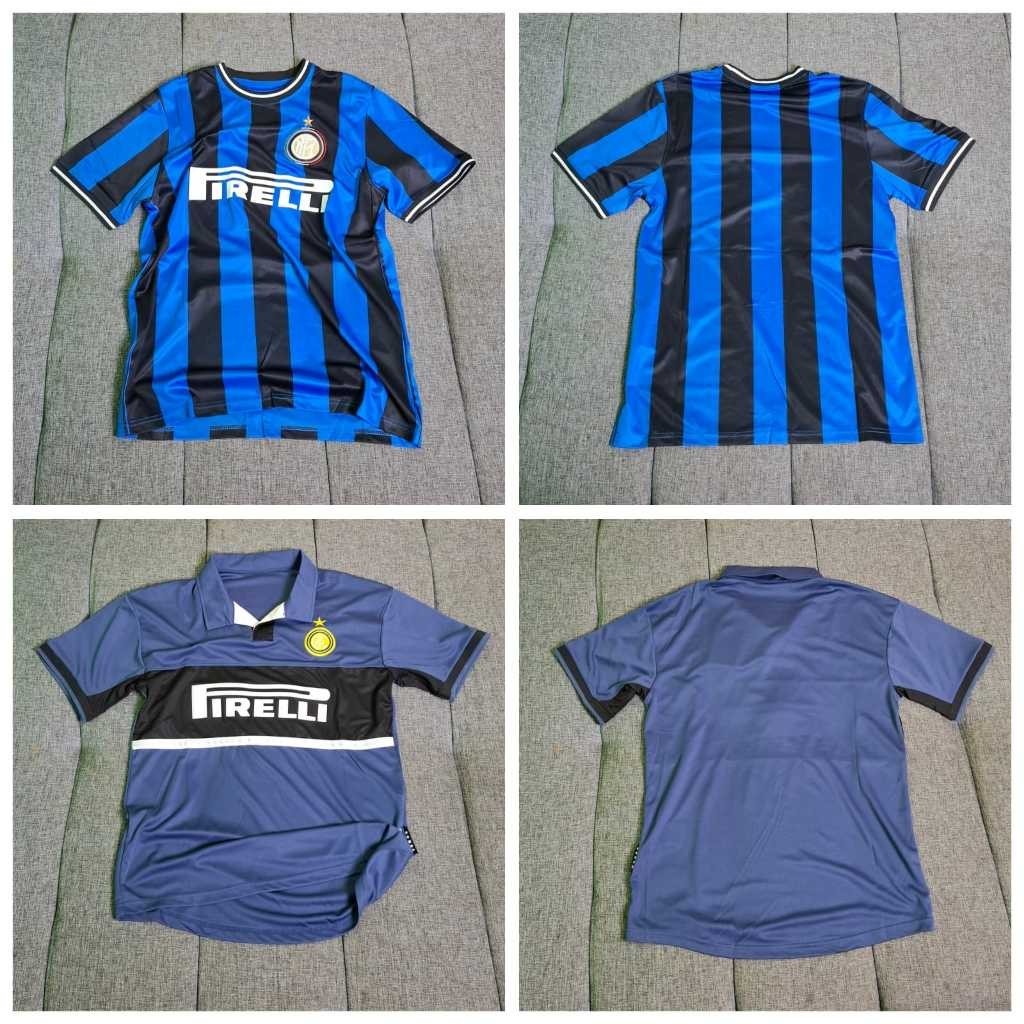 VINTAGE RETRO INT3R HOME 2010 1998/1999 JERSEY BAJU BOLA HIGH QUALITY PRIA DEWASA JERSEY BOLA/ JERSE